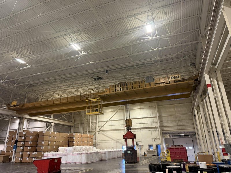 33 TON x 97' P&amp;H CLASS D DOUBLE GIRDER OVERHEAD BRIDGE CRANE: YOBRO #26426