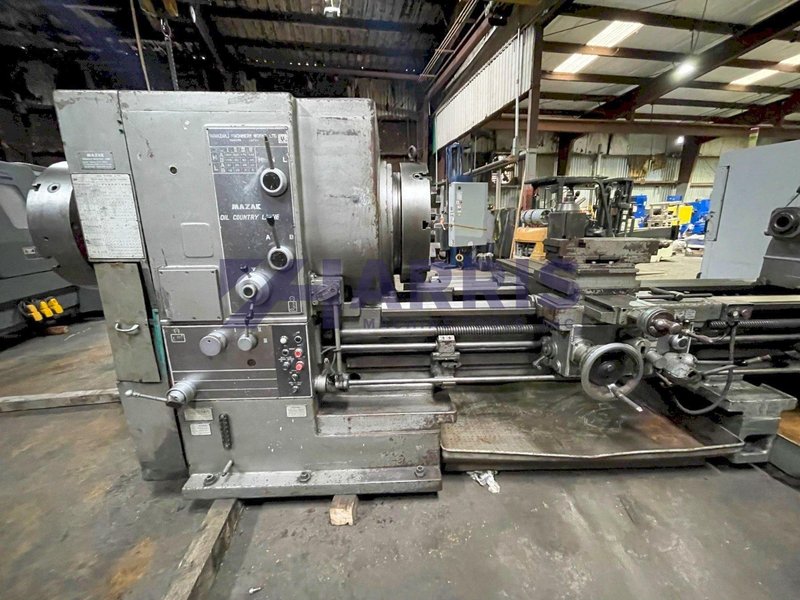 30" x 120" Mazak Heavy Duty Hollow Spindle Lathe with 12" Spindle Bore