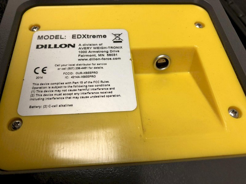 25,000 LBS DILLON ED-XTREME CRANE SCALE &amp; WIRELESS READOUT CONTROLLER: STOCK #16799