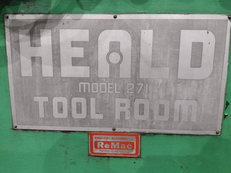 16" HEALD MODEL #271 HYDRAULIC TOOLROOM INTERNAL ID GRINDER: YOBRO #24522