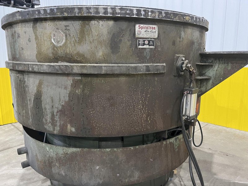 20 FT X 72" ROTOFINISH SPIRATRON MODEL ST-20-MSAX ROTARY BOWL VIBRATORY PARTS DEBURRING FINISHER: STOCK #20083