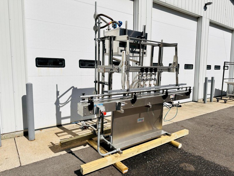 Cozzoli IFLM Four Headed Filler ||  Inline Fill-To-Level  ||  Manual Filler