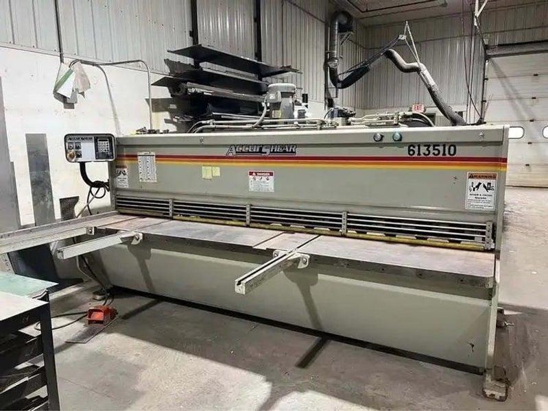 2003 Accurshear 613510 Hydraulic Power Squaring Shear (#5704)