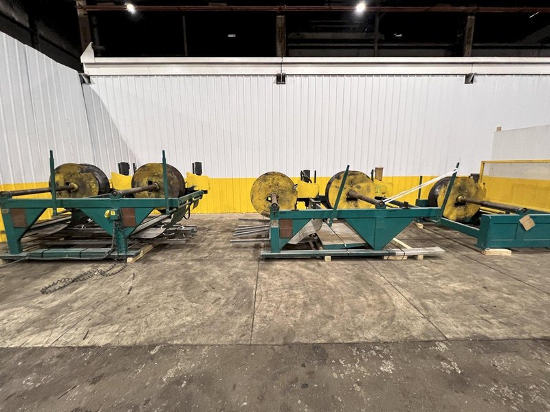 60" x 16 GAUGE IOWA PRECISION MODEL #GAF60-6 COIL SLEAR (SLITTING &amp; CUT-TO-LENGTH) LINE, WITH UNCOILERS &amp; SIDE PUNCHING / NOTCHING: YOBRO #24552