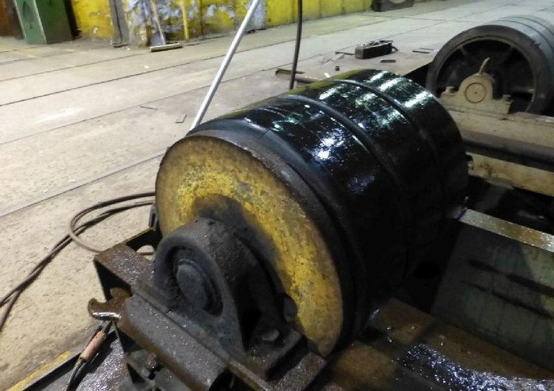 120 TON PANDJIRIS RANSOME MODEL #PR-240 WELDING TANK TURNING ROLLS, 60 TON DRIVE &amp; 60 TON IDLER: STOCK #13348