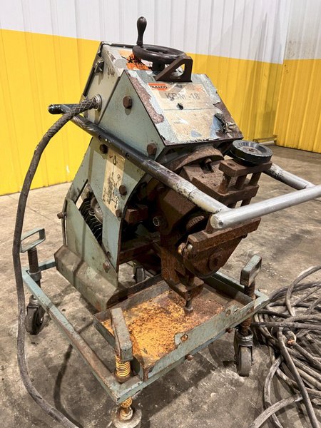 1.5" GULLCO MODEL #KBM-18 PLATE BEVELING MACHINE: YOBRO #24077