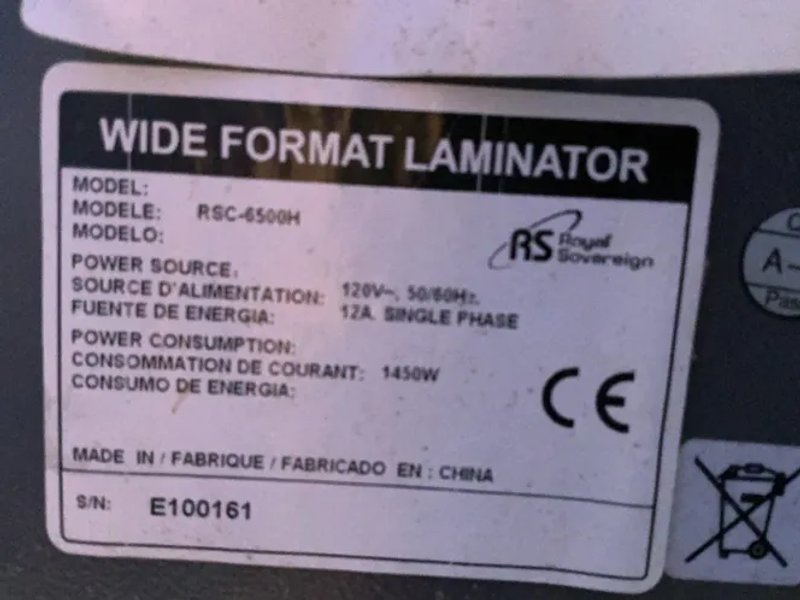 Royal Sovereign Q 72" Laminator  - Rsc-6500h