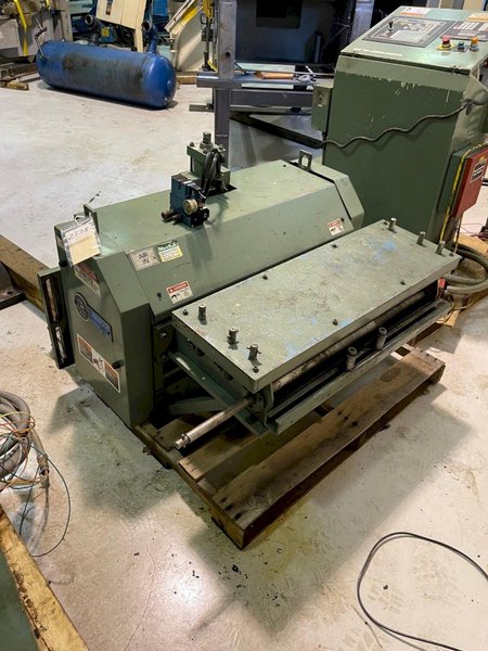 30" Coe Press Equipment Servo Feed with Pull Thru Straightener