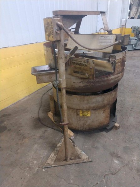 5 CUBIC FOOT ROTO-FINISH MODEL #ER-405D-00-A30 "SPIRATRON" VIBRATORY BOWL FINISHER: STOCK #13508