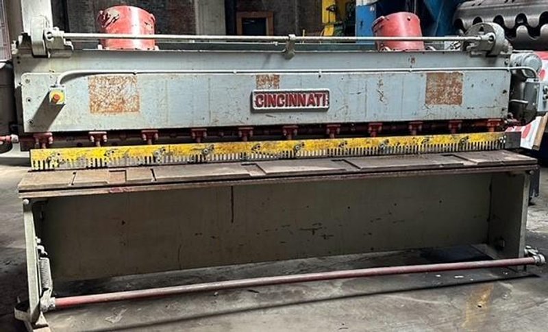 10' X 1/4" CINCINNATI SHEAR STOCK #3705