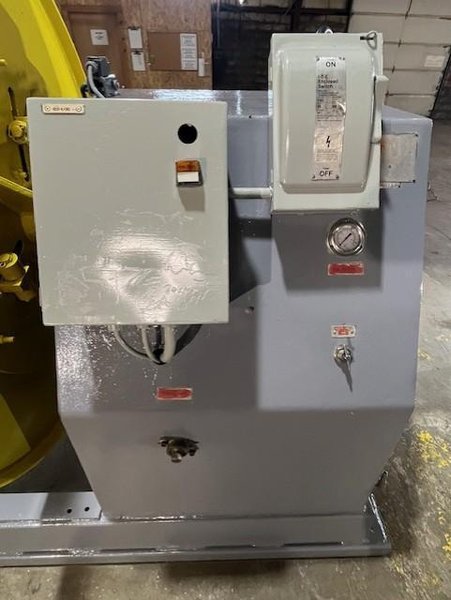 6,000 X 33" MOTORIZED AMERICAN STEEL LINE UNCOILER STOCK# 3872