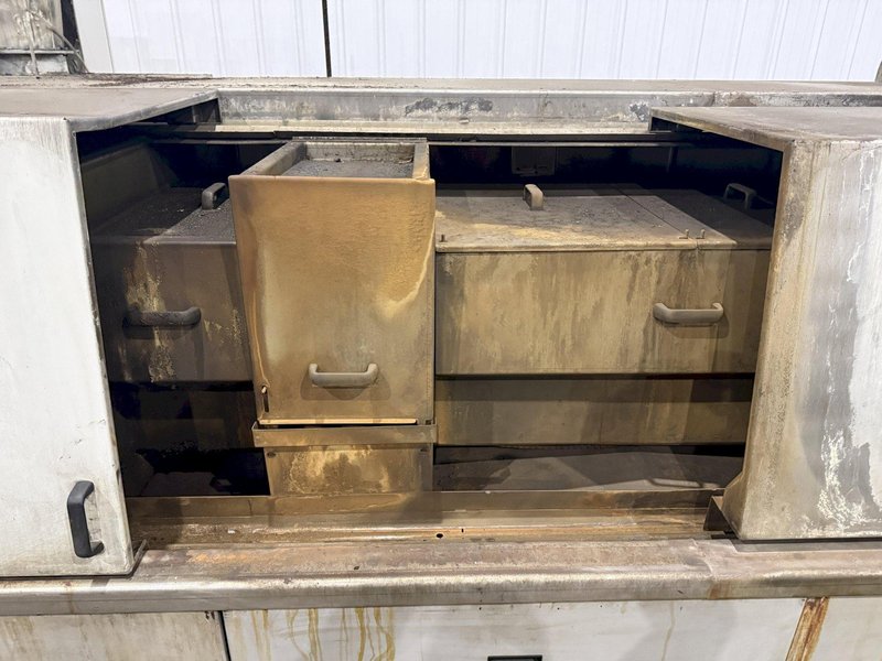 12" WIDE RANSOHOFF LEANVEYOR 3-STAGE STAINLESS STEEL MESH CONVEYOR PASS THROUGH PARTS WASHER, NEW 2017: YOBRO #24292