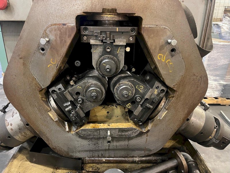 Reed Model A25 3 Die Cylindrical Die Thrufeed Thread Rolling Machine