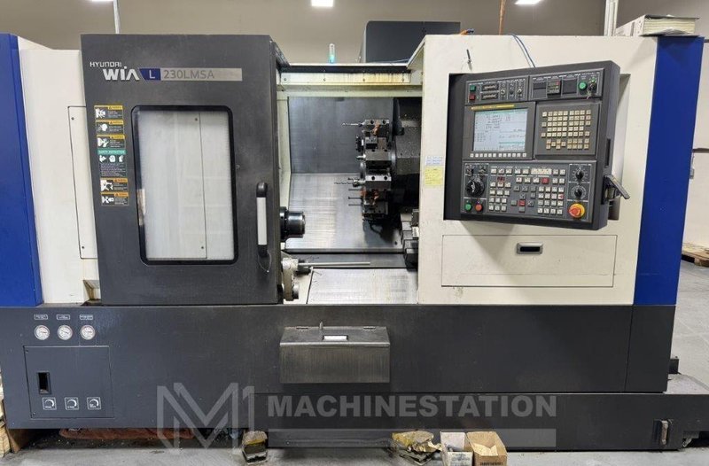Hyundai WIA L230LMSA CNC Turning Center – Sub Spindle Live Tool Lathe