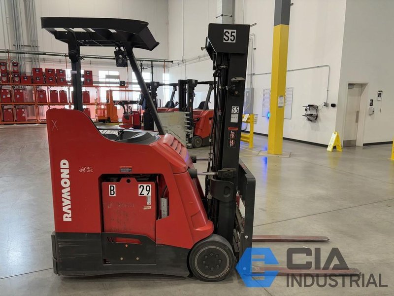 2021 - 3,000 LB. RAYMOND MODEL 415-C30TF STAND-UP ELECTRIC FORKLIFT