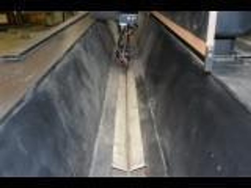 120" X 3/8" PANDJIRIS MODEL 120I-50 SEAM WELDER WITH LINCOLN POWERWAVE: STOCK # 71485