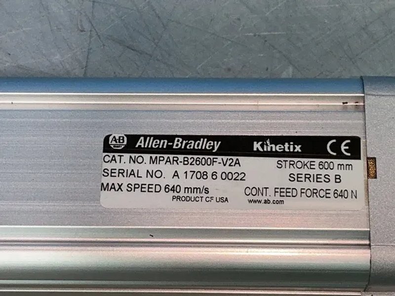 Allen Bradley  Mp Series Electric Cylinder  - Mpar-b2600f-v2a
