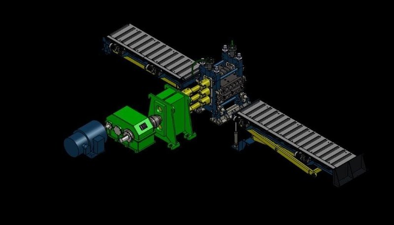 EUROSIDER 480mm X 1200mm 3 HI ROUGHING ROLLING MILL (14705)