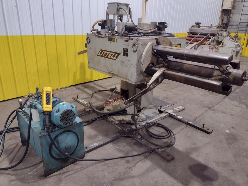 24" WIDE X .093-.250" X 6,000 LB LITTELL SERVO COIL FEED LINE: STOCK #19223
