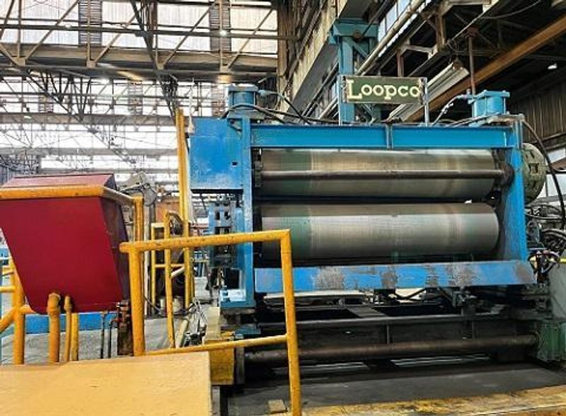 1600MM (63") X 3.5MM LOOPCO LOOP SLITTING LINE