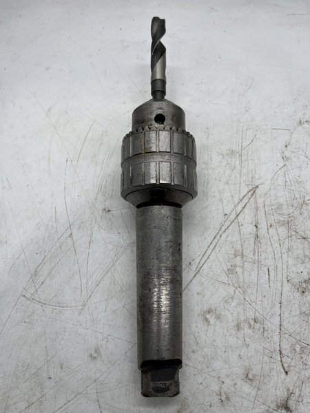 1/16" TO 3/4" LFA HEAVY DUTY CHUCK MODEL 85-9A 4JT, TAPER &amp; DRILL BIT: STOCK #16021