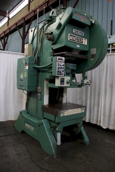 75 TON MINSTER DIE NAMIC BACK GEARED OBI PRESS: STOCK #76283