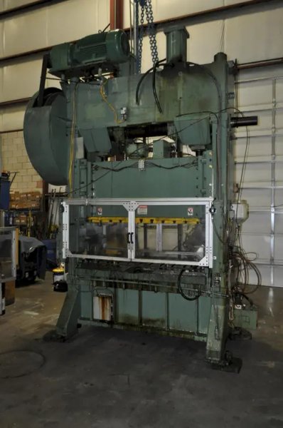 JOHNSON 100 TON SSDC 72" X 30" PRESS, STOCK # 14306J