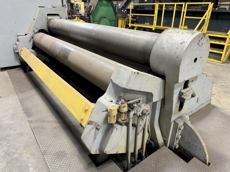 10' X 3/4" BERTSCH 3-ROLL INITIAL PINCH MECHANICAL PLATE ROLL: STOCK #20476