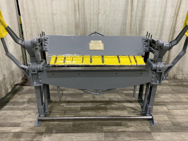 48" X 16 GA ROPER WHITNEY BOX &amp; PAN FINGER BRAKE: STOCK #81482