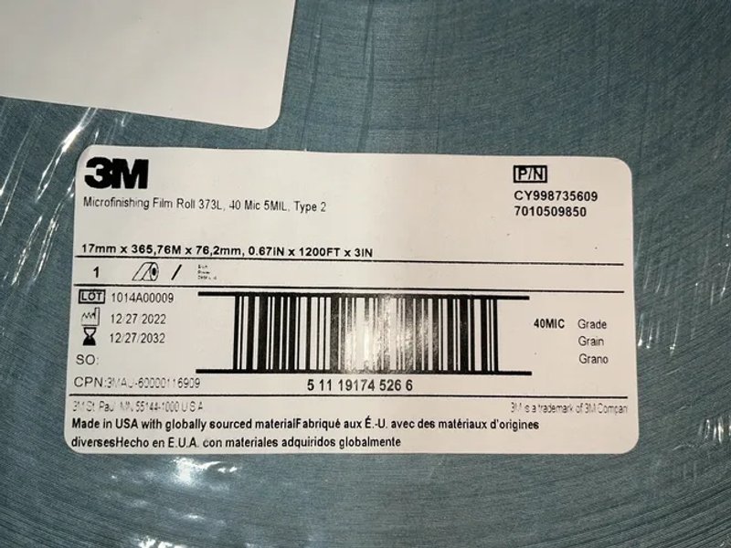 3m Microfinishing Film Rolls