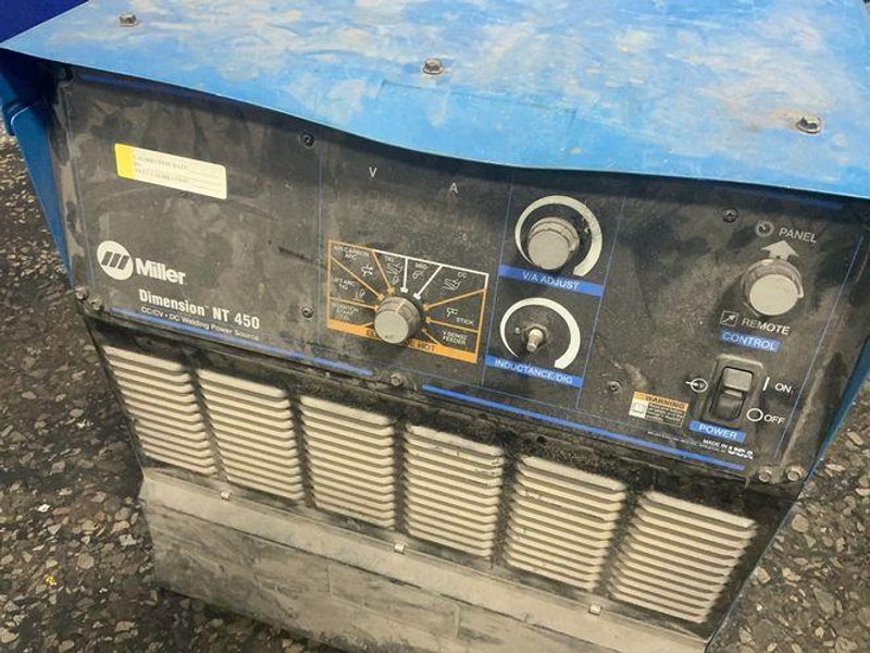 Miller 450 Amp Welder - Dimension Nt 450