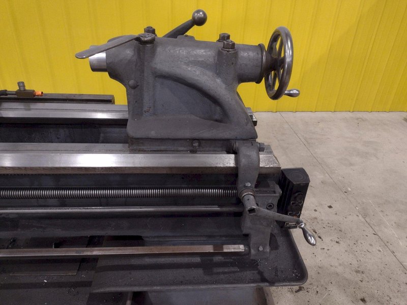20" X 80" SPRINGFIELD ENGINE LATHE WITH TAPER &amp; 2" HOLE:  STOCK #20986