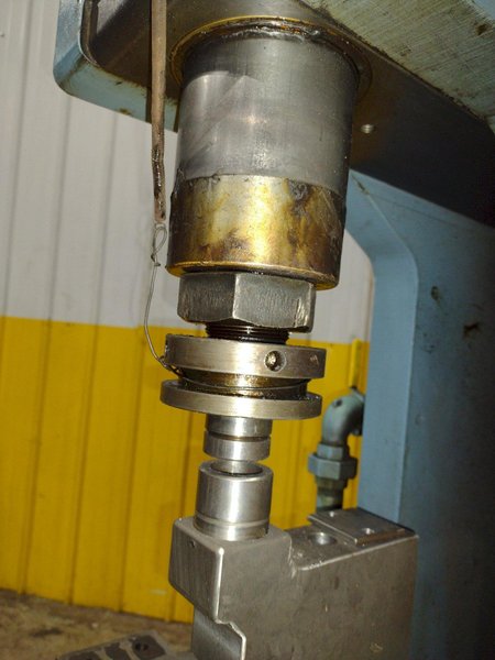 20 TON BTM MODEL #P20F TOG-L-LOC AIR TOGGLE SHEET METAL PRESS: YOBRO #24795