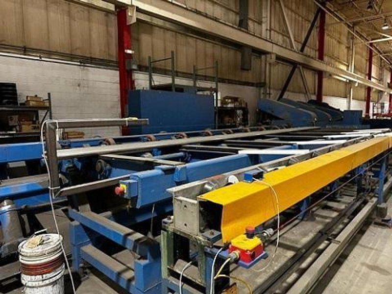 8" OD 4 HEAD TUBE POLISHING LINE