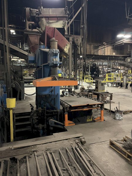 Osborn 730 rjwa molding machine s/n 0996-8194, roller lift, controls