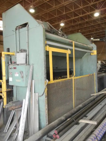 USED ALLSTEEL HYDRAULIC PRESS BRAKE, Model 160-12, 160 ton x 12’, Year: 1981