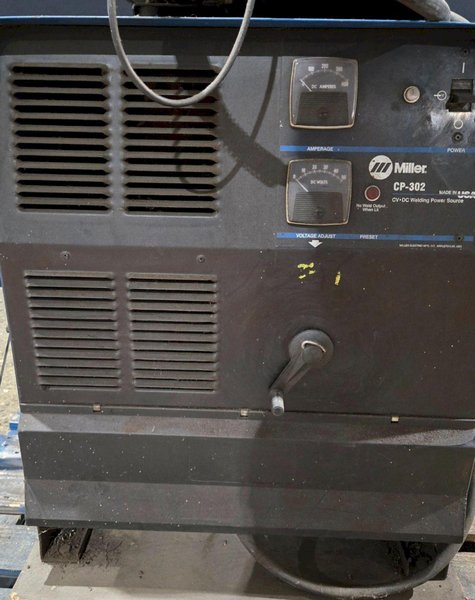 MILLER CP-302 MIG WELDER WITH 60 SERIES 24V WIRE FEEDER USED
