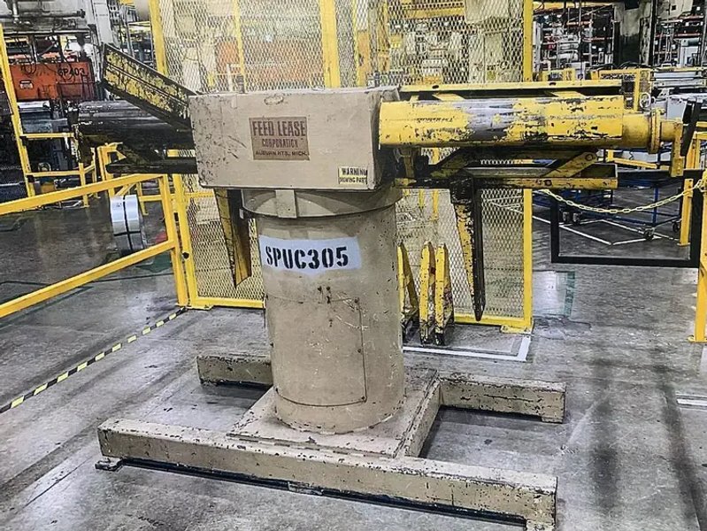 FEEDLEASE 6,000 LB X 24" DOUBLE END UNCOILER, STOCK# 14096J