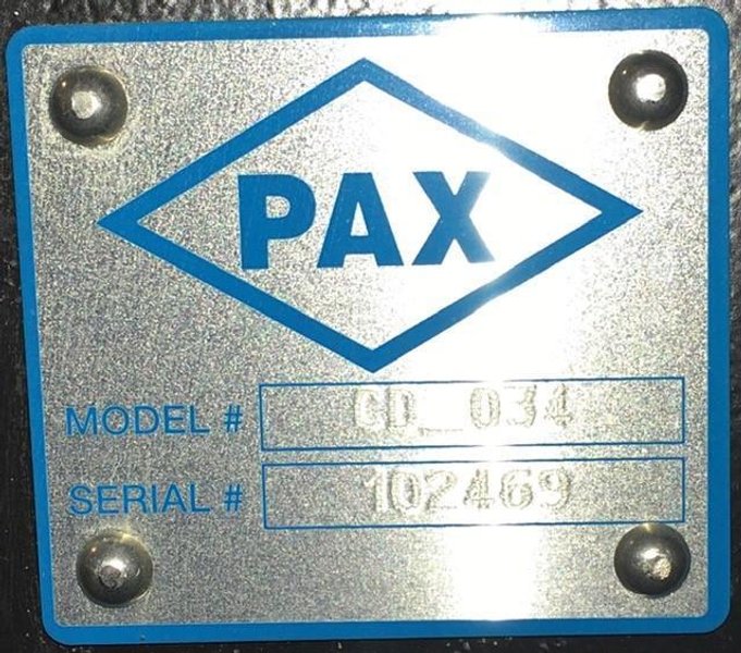 61" x 17" PAX POWERED PARTS CONVEYOR STOCK# 2711