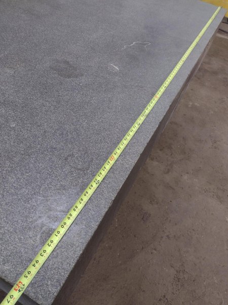 8' X 4' X 14" ROCK OF AGES PRECISION LAYOUT INSPECTION GRANITE TABLE: STOCK #23806