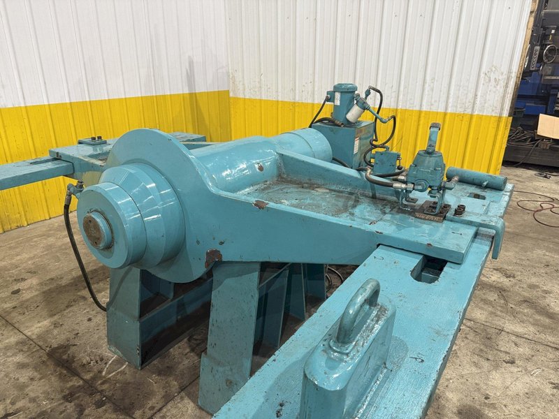 500 TON DRILL QUIP HORIZONTAL HYDRAULIC WHEEL PRESS WITH VICKERS HYDRAULIC UNIT: STOCK #23422