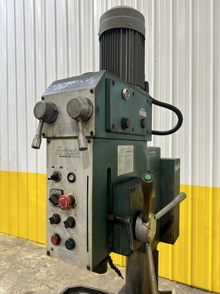 27" GRIZZLY MODEL #G0756 HEAVY DUTY DRILLING &amp; TAPPING SINGLE SPINDLE DRILL:: STOCK 16885