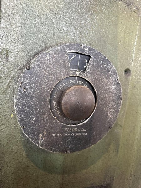 48" FRORIEP 4-JAW VERTICAL TURRET LATHE. STOCK # 0667925