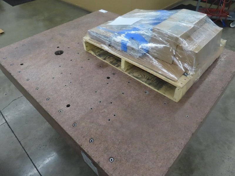 Charmilles Andrew 48"x 60" x 8.5"   Pink Granite Surface Plate - Contents NOT Included- Auction Item