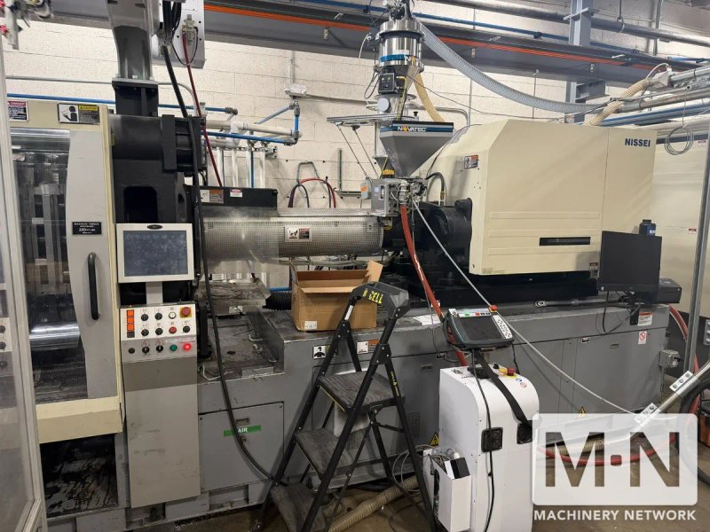 397 TON 26 OZ NISSEI MODEL NEX360IV-100LE ELECTRIC INJECTION MOLDING MACHINE MFG 2006