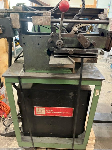 10" X .075" KENT LEE SHAFFER MODEL #C21DC SHEAR COIL END WELDER: STOCK 21115