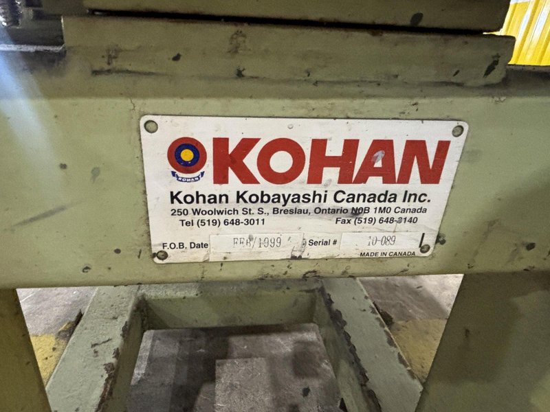 KOHAN PRESS DIE TRANSFER CHANGE OVER CART, USED ON AIDA PRESS: STOCK #22206