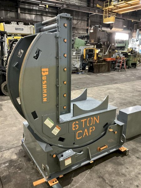 12,000 LB BUSHMAN MODEL #9604 MECHANICAL COIL FLIPPER UPENDER 2015 : YOBRO #26213