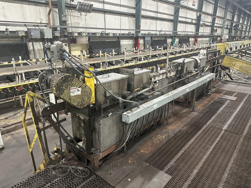 4" CAPACITY ULTRASONIC BAR &amp; TUBE CONTINUOUS WASHER: STOCK #22589