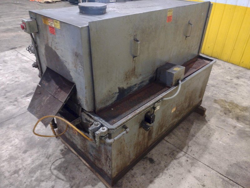 16" FOURWAY MODEL #B-100 AUGER BARREL TYPE ROTARY DRUM HEATED PARTS WASHER: STOCK #23371